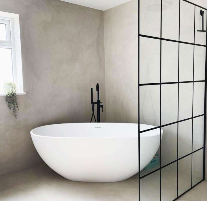 Cement Bathroom